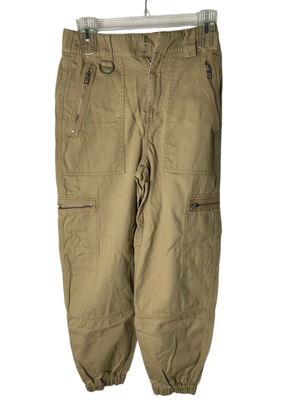 TNA cargo utility khaki pants women's size XS